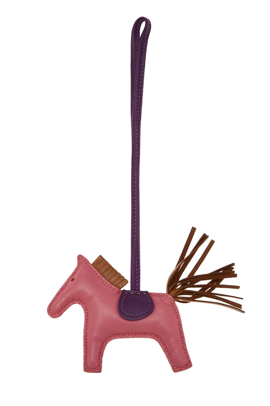 Multicolor Lambskin Rodeo Bag Charm TPM, , large image number 0