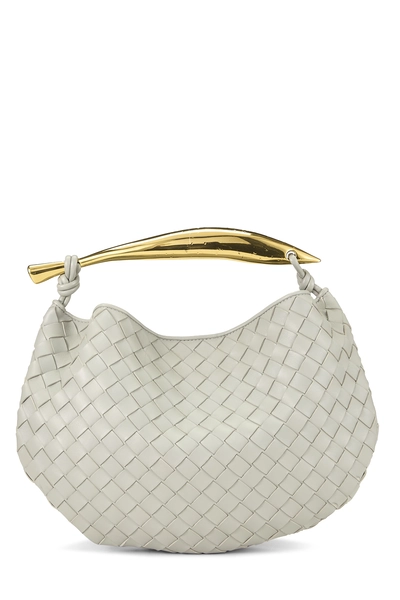 Grey Intrecciato Sardine Bag