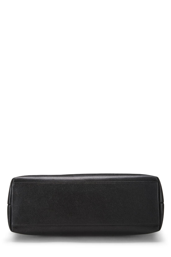 Black Caviar Zip Tote Large, , large image number 4