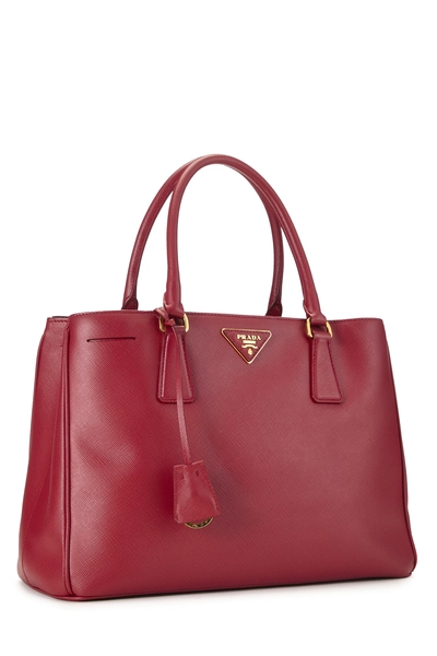 Red Saffiano Executive Tote Medium, , large
