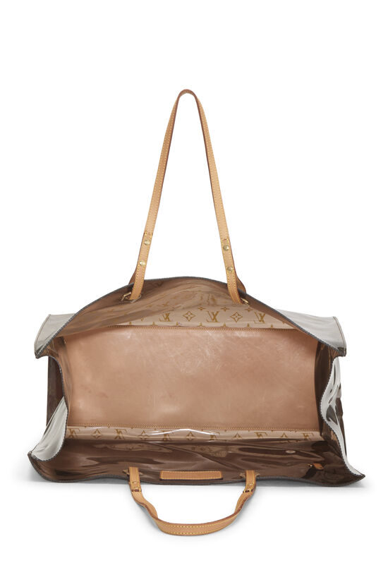 Brown Monogram Vinyl Ambre Cabas GM , , large image number 5