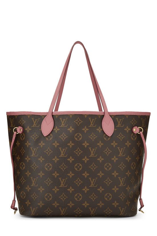 Louis Vuitton, Bags, Louis Vuitton Pink Ikat Flower Neverfull Shoulder  Bag Tote Monogram Lv Authentic