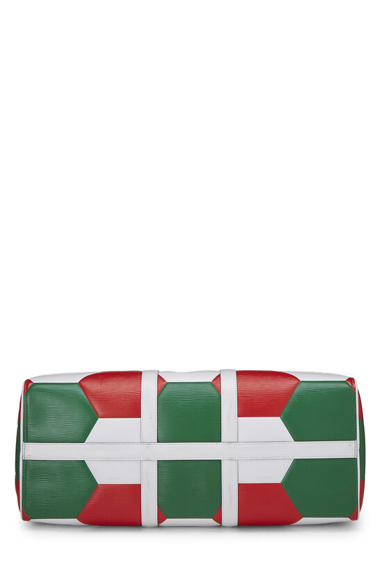 Louis Vuitton x FIFA World Cup Keepall Bandouliere Hexagonal 50 Rouge in  Epi Leather with Silver-Tone - US