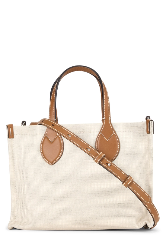 Brown Canvas Logo Print Tote Mini, , large image number 3