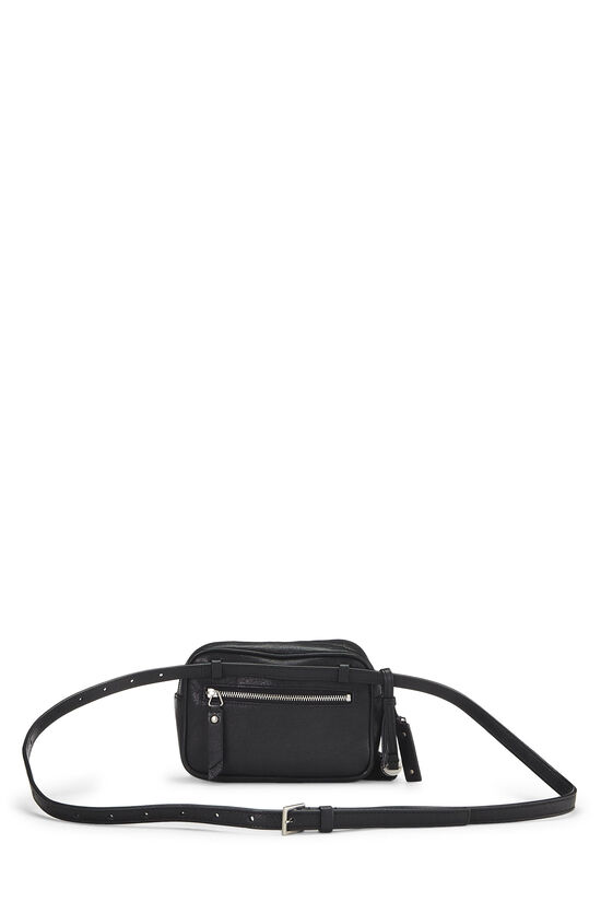 Black Calfskin Tassel Lou Belt Bag, , large image number 3