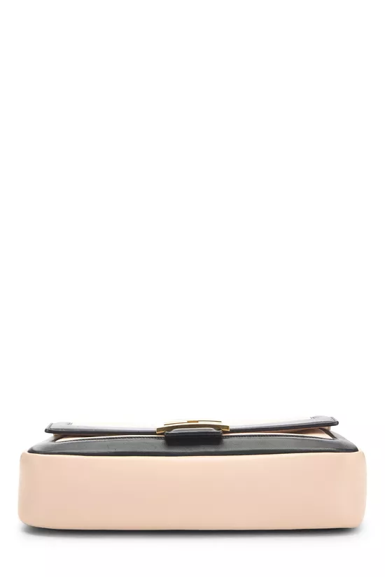 Black & Pink Leather Chain Baguette, , large image number 4