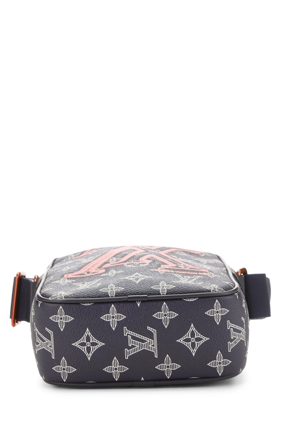 Kim Jones x Louis Vuitton Navy Monogram Upside Down Danube PM, , large image number 4