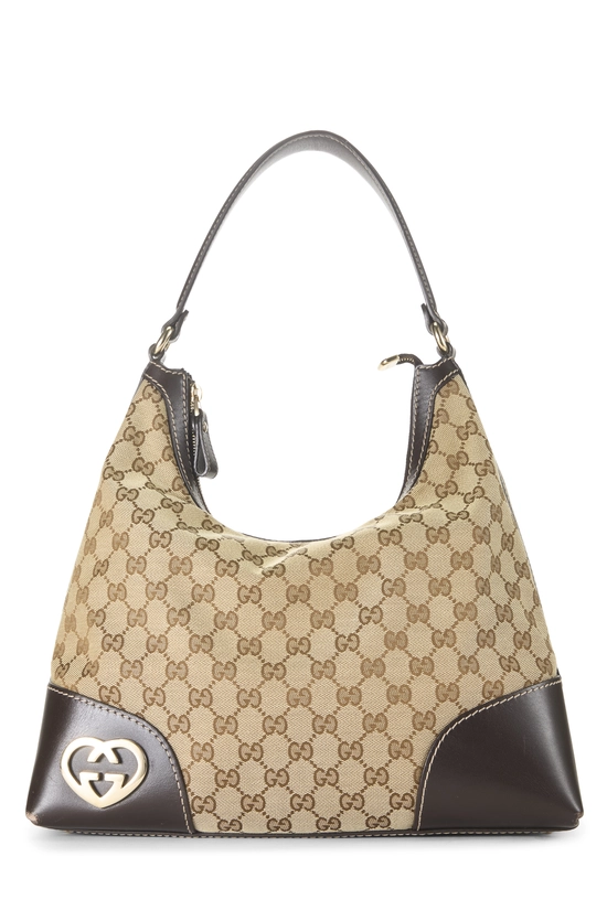 Original GG Canvas Lovely Heart Hobo, , large image number 0