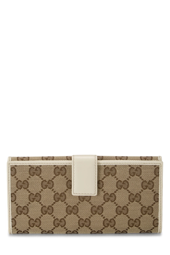 White Original GG Canvas Britt Continental Wallet, , large image number 2