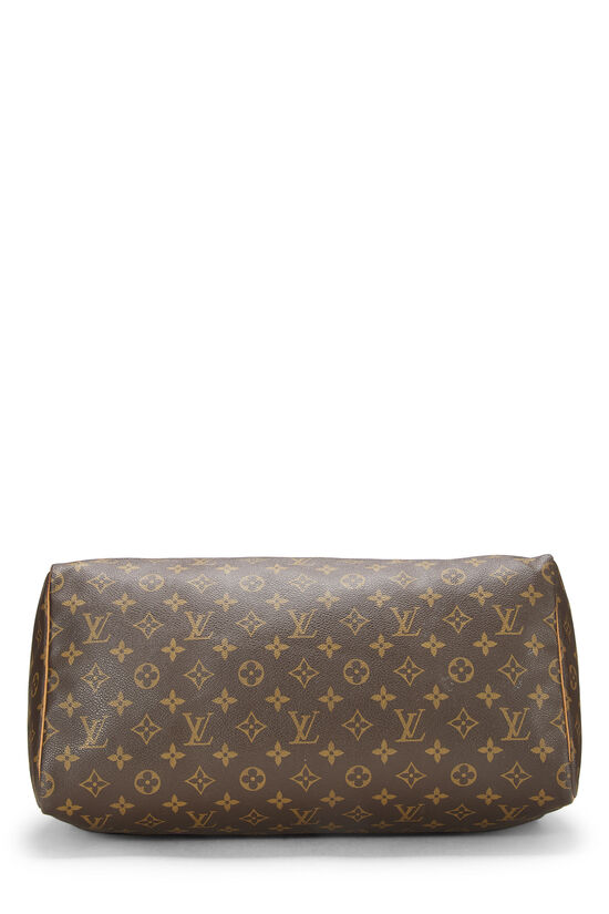 Louis Vuitton Brown Monogram Canvas Speedy 40 Top Handle Bag Louis