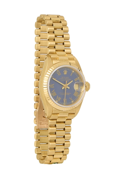 Blue Roman Dial President Yellow Gold 69178 26mm