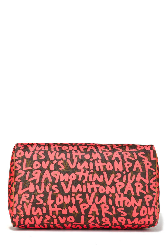 Stephen Sprouse x Louis Vuitton Monogram Pink Graffiti Speedy 30, , large image number 5