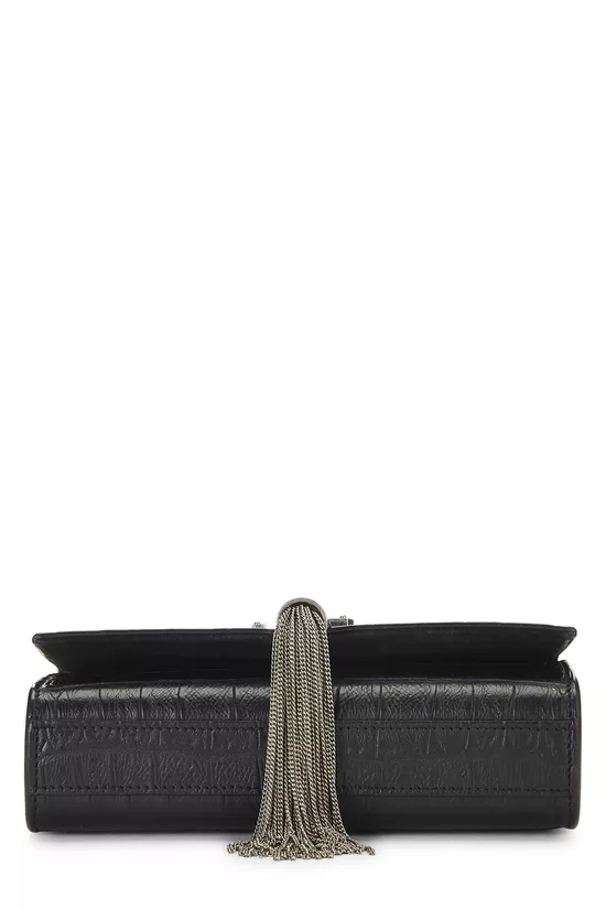 Black Embossed Kate Tassel Mini, , large image number 4