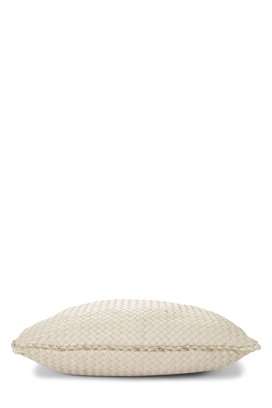 White Intrecciato Veneta Hobo Large, , large image number 4