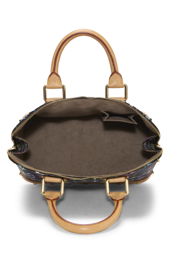 Takashi Murakami x Louis Vuitton Black Monogram Multicolore Alma MM, , large image number 5