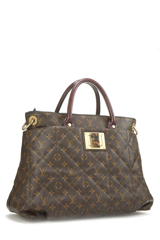 Louis Vuitton Brown/Beige Monogram Quilted Coated Canvas & Leather Etoile  Shopper Bag