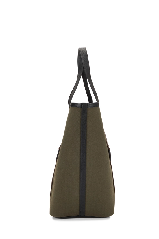 Green Canvas Pursangle Tote, , large image number 2