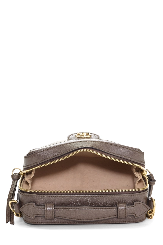 Brown GG Supreme Canvas Ophidia Top Handle Shoulder Bag Mini, , large image number 5