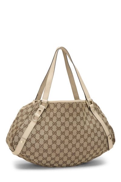 Original GG Canvas Abbey Tote, , large