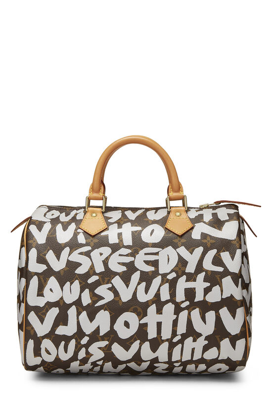 Stephen Sprouse x Louis Vuitton Monogram Grey Graffiti Speedy 30, , large image number 0