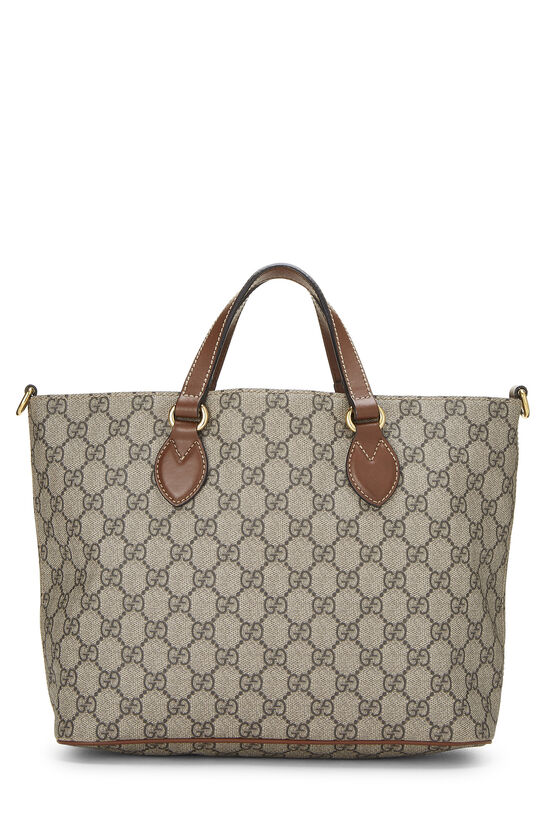 Gucci Ophidia Gg Supreme Original Tote Bag In Brown