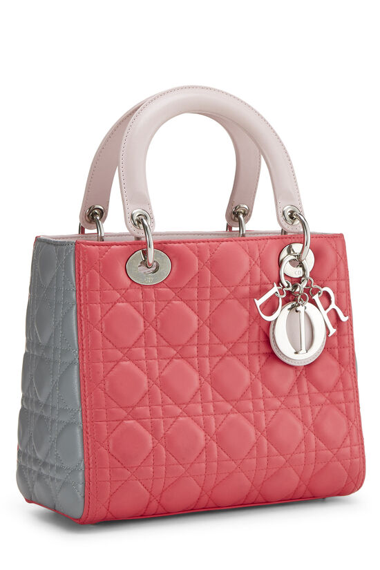 Multicolor Cannage Quilted Lambskin Lady Dior Medium, , large image number 3