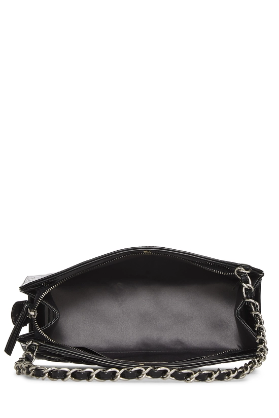 Black Patent Leather Lucky Charms Shoulder Bag Small, , large image number 5