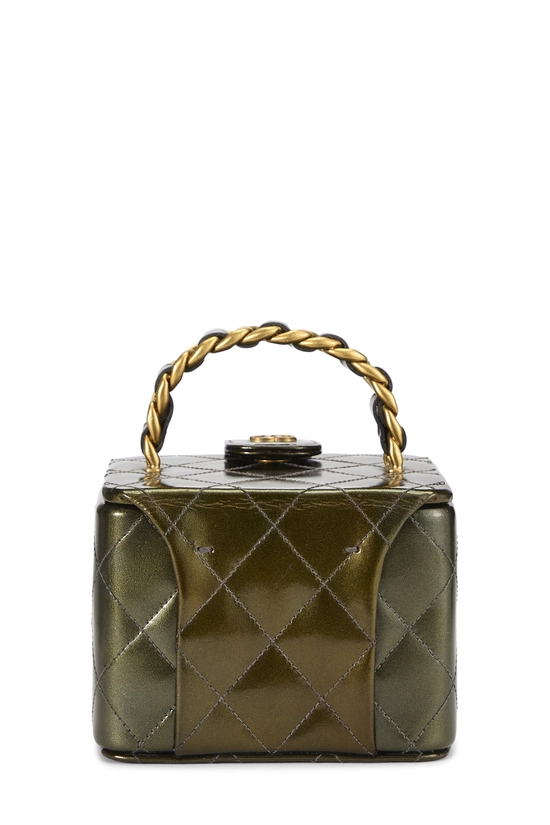 Green Patent Leather Vanity Mini, , large image number 3