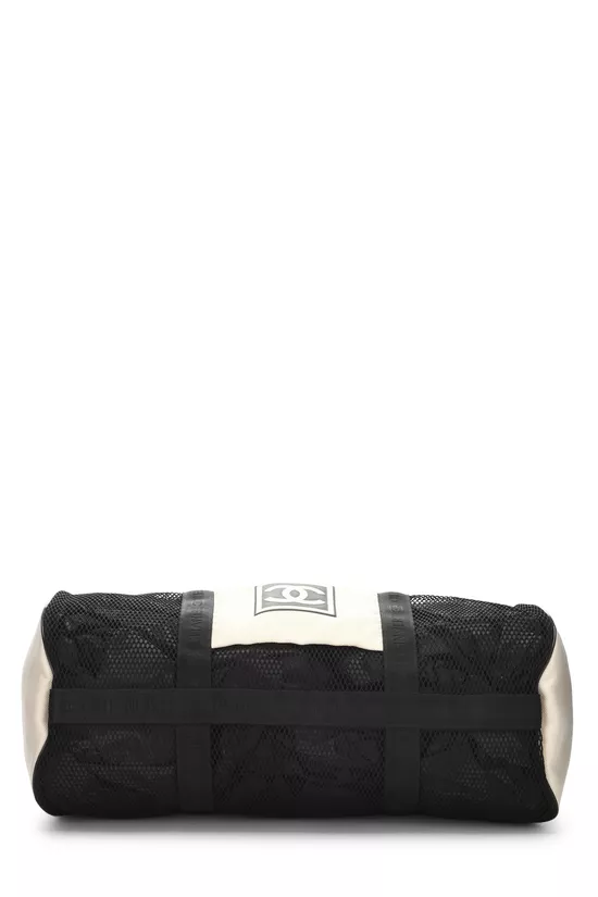 Black Mesh Sportline Duffle, , large image number 4