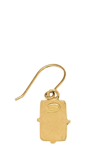 Gold Gripoix Earrings, , large