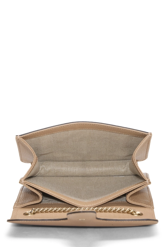 Beige Leather Interlocking Crossbody Small, , large image number 5