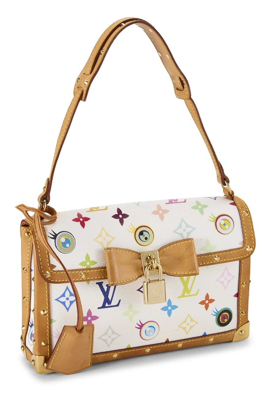 Takashi Murakami x Louis Vuitton White Monogram Multicolore Eye Miss You Bag, , large image number 1