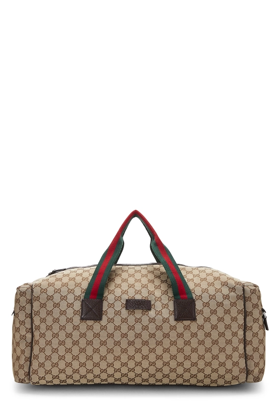 Original GG Canvas Web Duffle Bag Large, , large image number 0