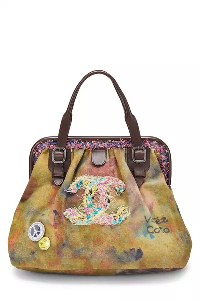 Green Graffiti Canvas On The Pavements Bowling Bag