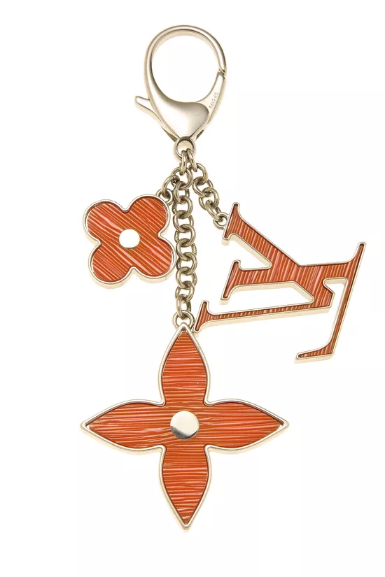 Orange Fleur De Epi Bag Charm, , large image number 1