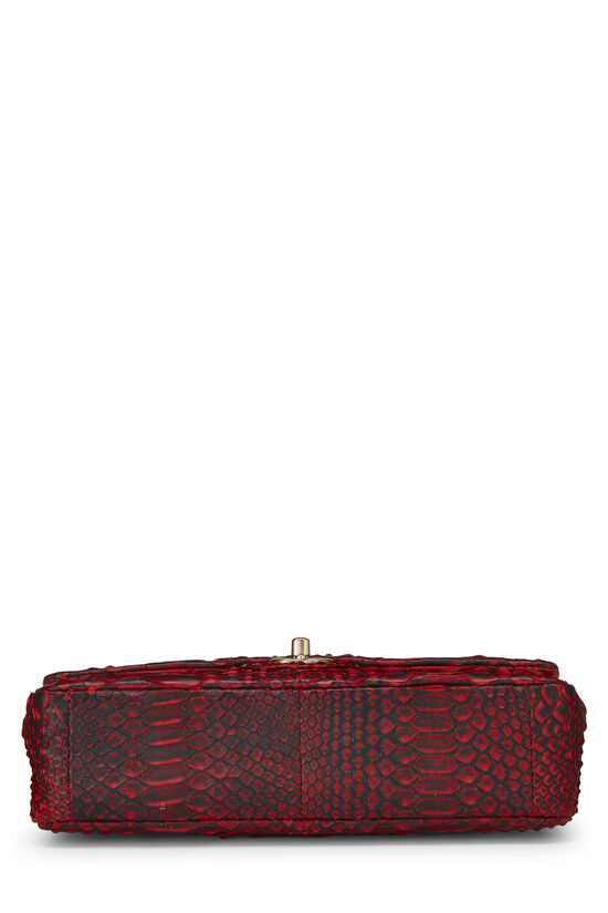 Red Python Classic Double Flap Medium, , large image number 4