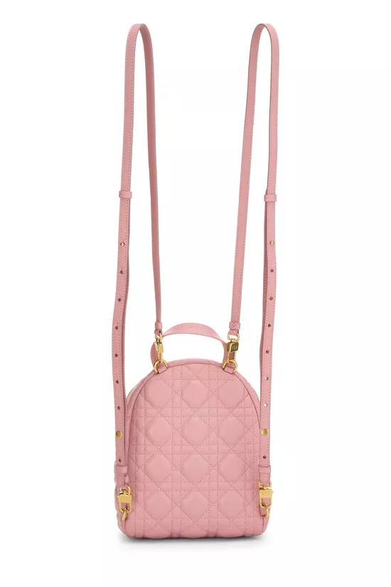 Pink Cannage Lambskin Backpack Mini, , large image number 3