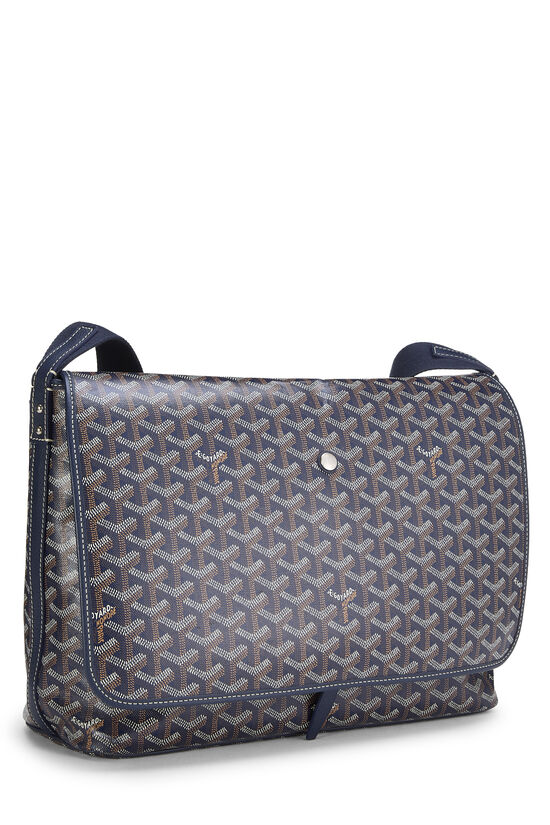 Navy Goyardine Canvas Capetien MM, , large image number 1