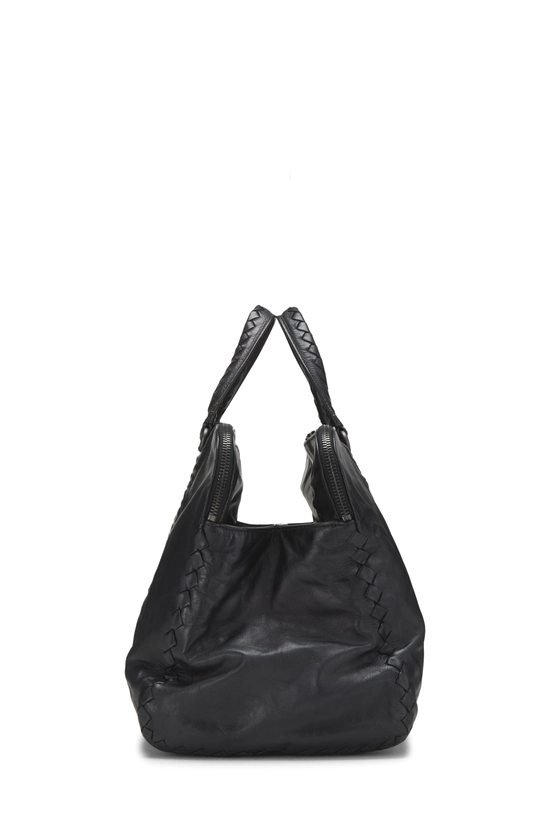 Black Intrecciato Tote, , large image number 2