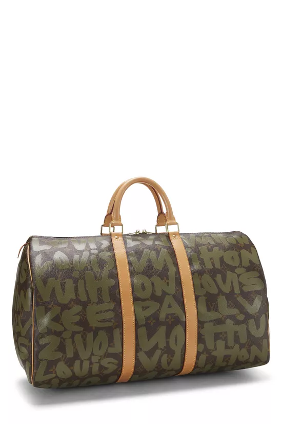 Pre-Owned Stephen Sprouse x Louis Vuitton Green Monogram Graffiti