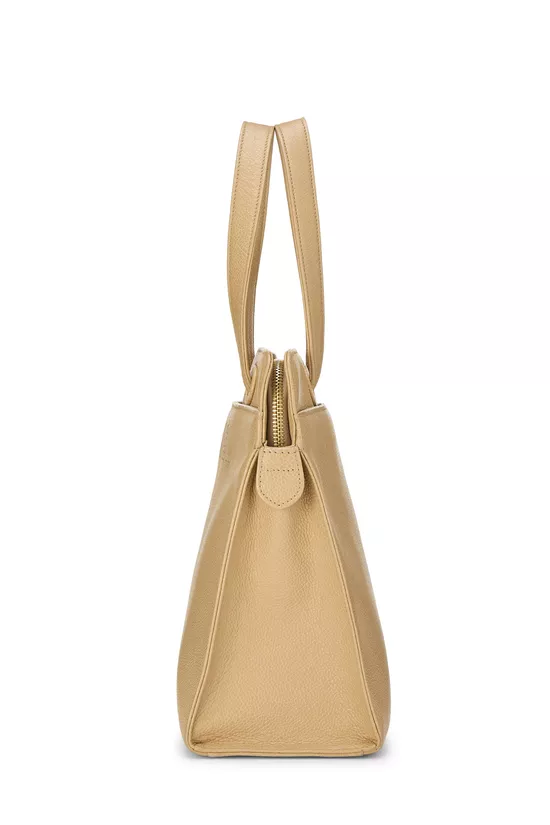 Beige Caviar Tote Small, , large image number 2