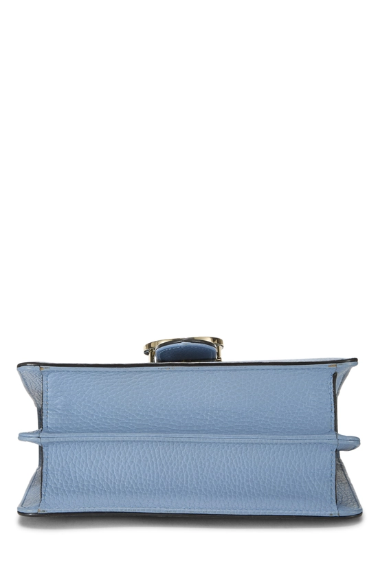 Blue Leather Interlocking Crossbody Small, , large image number 4