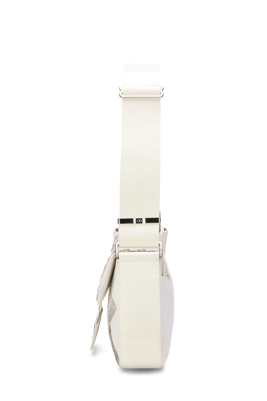 White Embellished Street Chic Columbus Shoulder Bag, , large image number 2