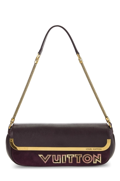Louis Vuitton Burgundy Suede Avante-Garde Pochette — photo 1