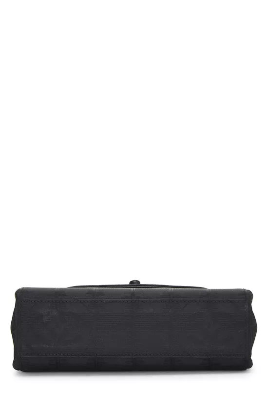 Black Nylon Travel Line Shoulder Bag Mini, , large image number 4