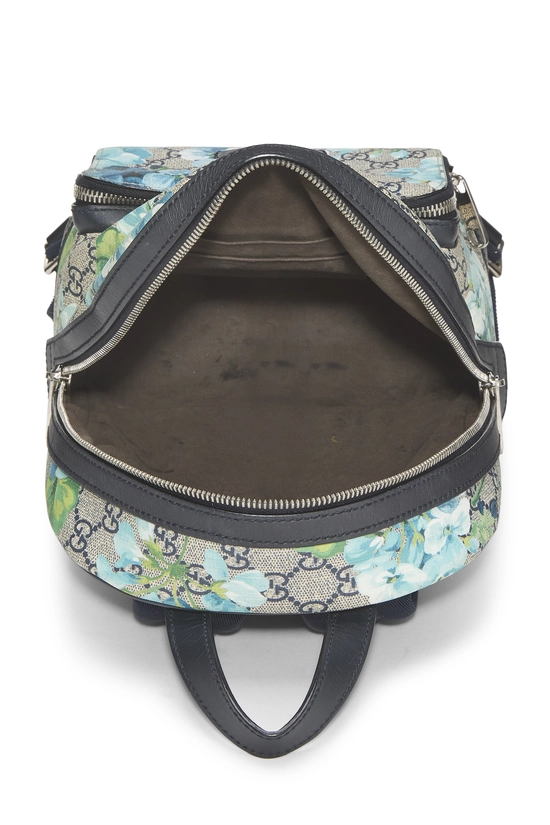 Blue GG Supreme Canvas Blooms Eden Backpack Small, , large image number 5