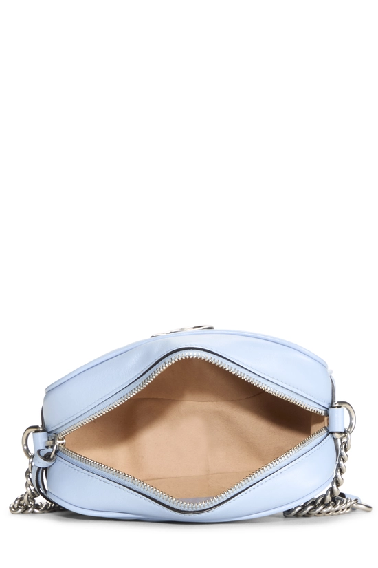 Blue Leather Marmont Crossbody Mini, , large image number 5