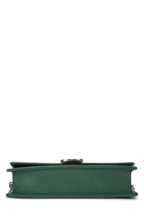 Green Leather Interlocking Wallet On Chain (WOC) Small, , large image number 4