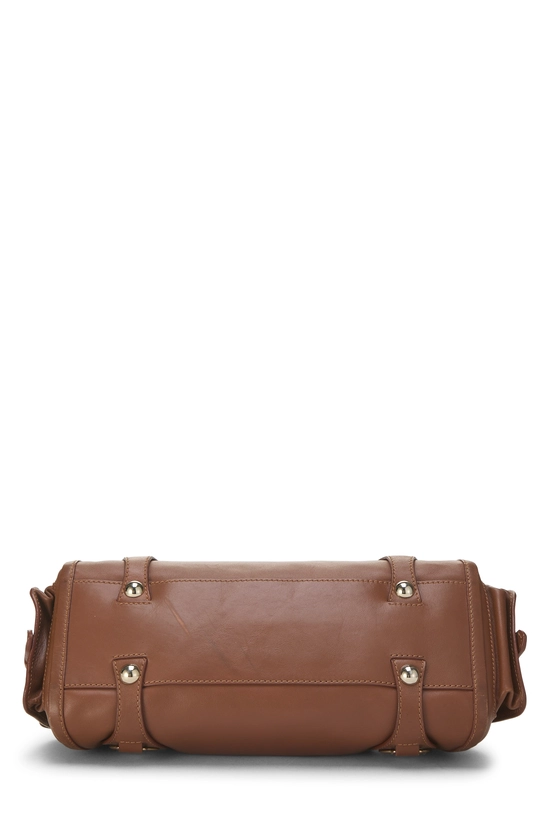 Brown Leather Shoulder Bag, , large image number 4