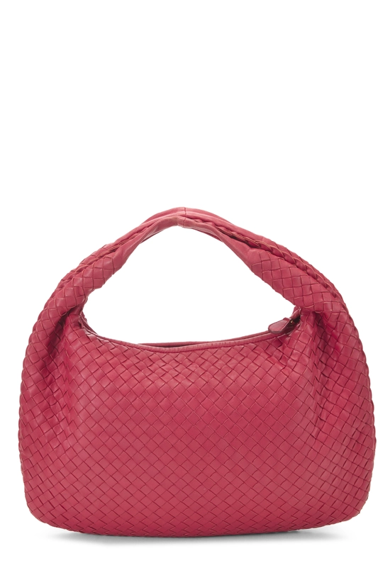 Pink Intrecciato Veneta Hobo Medium, , large image number 3
